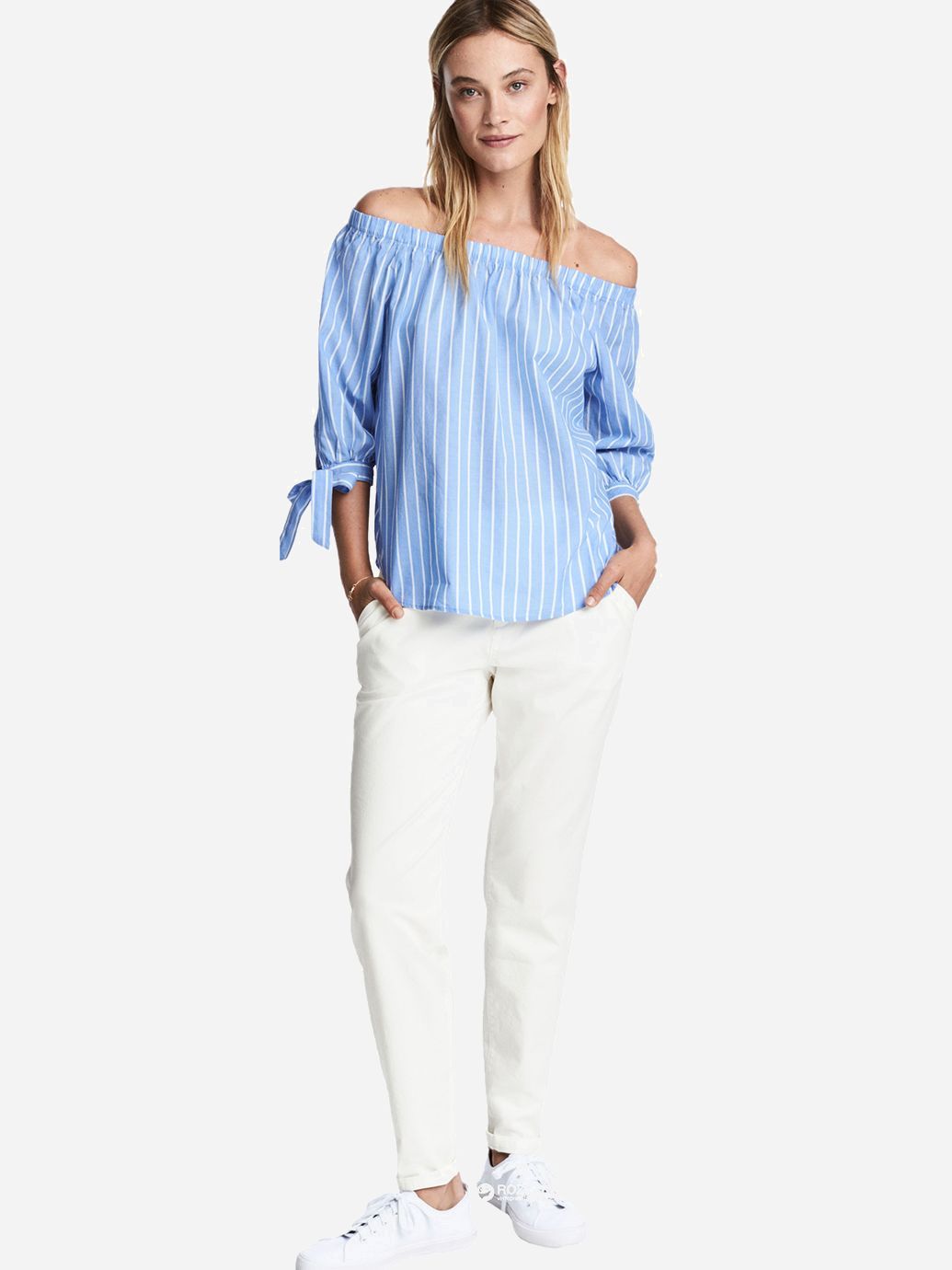 

Брюки H&M 4563355b33 36 Молочные