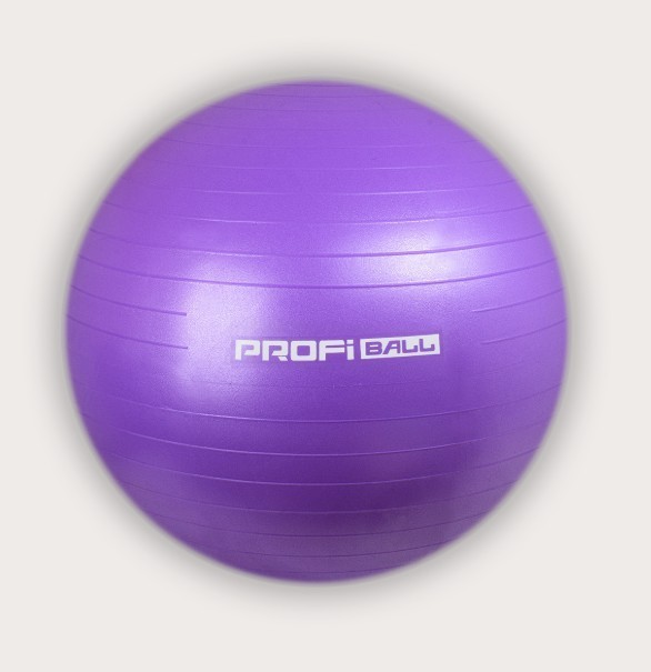 

Мяч для фитнеса с насосом Profiball 85 см фиолетовый