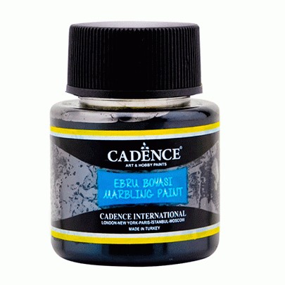 

Краска для эбру Marbling paint Cadence, 45мл, Черная