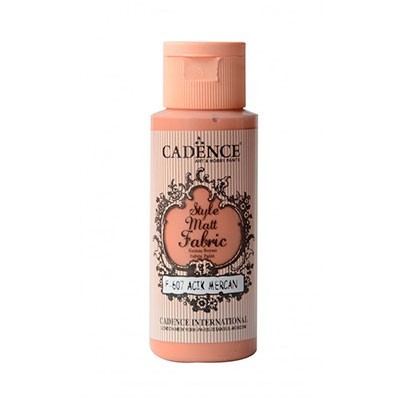 

Акриловая матовая краска для ткани Style Matt Fabric Paint Cadence Коралловый 59 мл