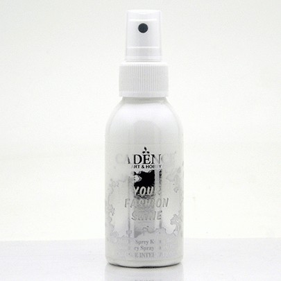 

Краска-спрей перламутровая для ткани Cadence Your Fashion Spray shinefabric Paint, 100 мл, Перламутровый