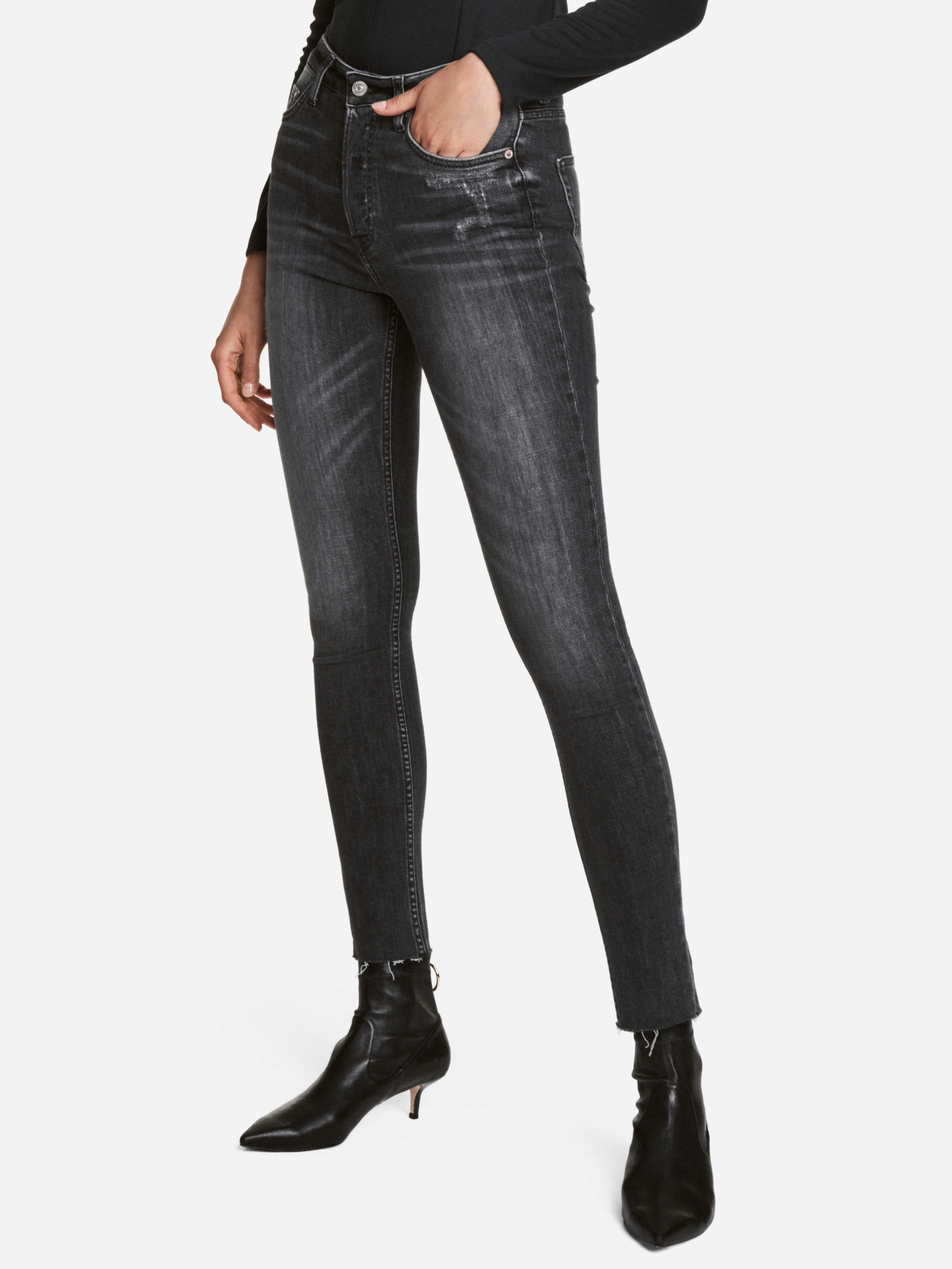 

Джинсы H&M XAZ127038ODZX 27 Темно-серые