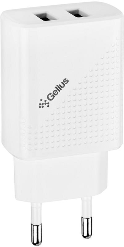 

Сетевое зарядное устройство Gelius Pro Vogue GP-HC011 2USB 2.4A + Cable MicroUSB White