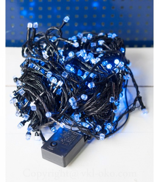 

Гирлянда Рубин 8мм 300 LED черный провод 20м синий SEZ 1283-02 (NAT06451)