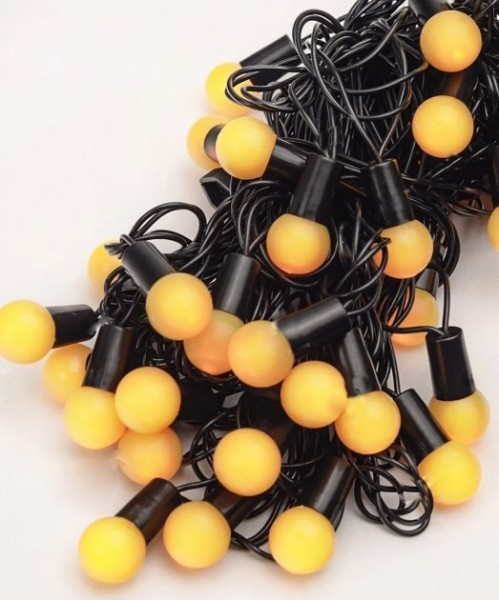 

Гирлянда Шарики 18мм 40 LED 7м переходник желтый SEZ 1318-06 (NAT06523)