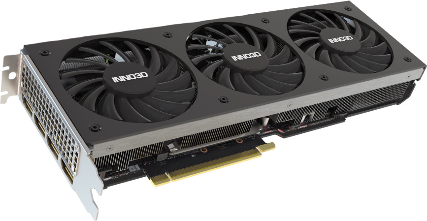 

Видеокарта INNO3D GeForce RTX3070 Ti 8Gb GDDR6 X3 LHR (N307T3-086X-1820VA45)