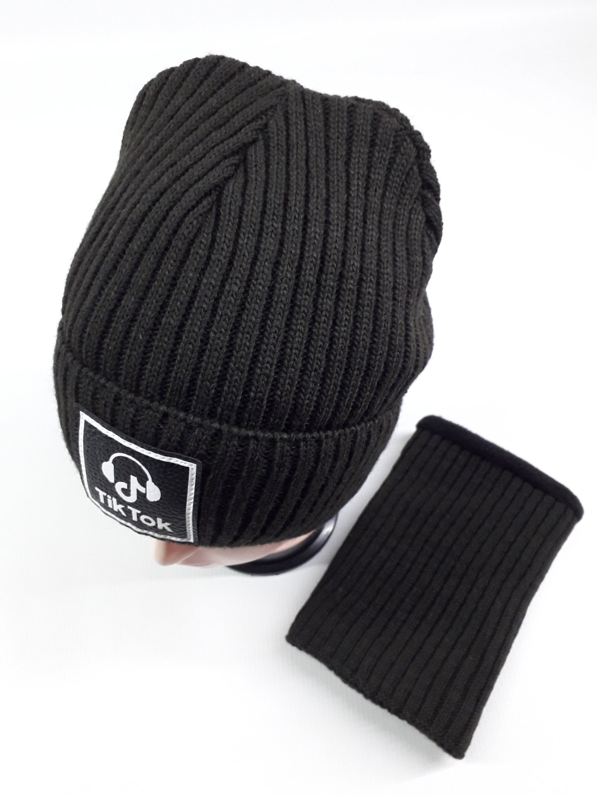 

Зимняя шапка с хомутом Kraft 2543К 52см 54см(р) графитовый