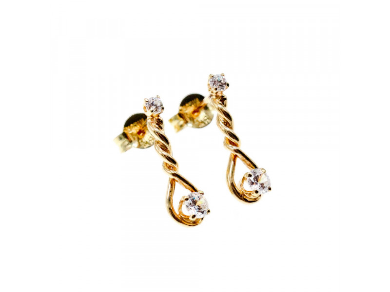 

Золотые серьги с бриллиантами Italy Milor Натуральный Sky Jewelry 003394