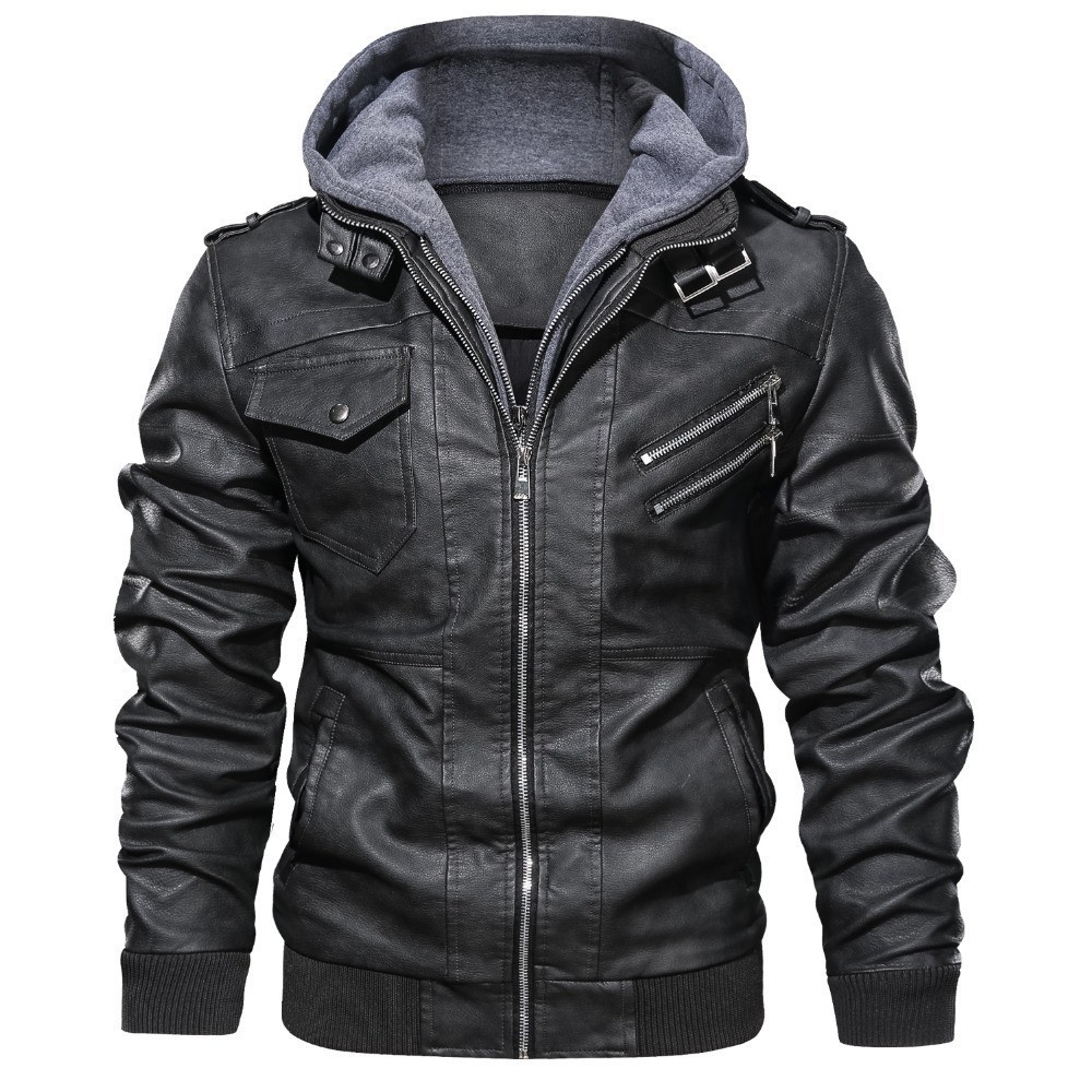 

Куртка с натуральной кожи молодежная Сity Style (K14N-1) 56 Чорная