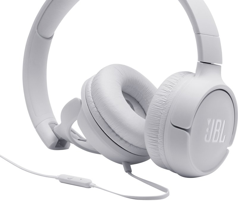 

Накладные наушники JBL T500 White (JBLT500WHT)