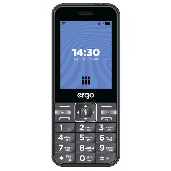 

Мобильный телефон Ergo E281 Dual Sim Black