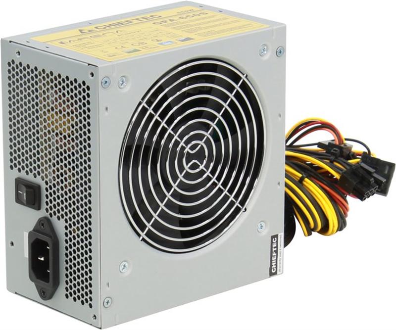 

Блок питания Chieftec GPA-650S; ATX 2.3, APFC, 12cm fan, КПД >80%, bulk