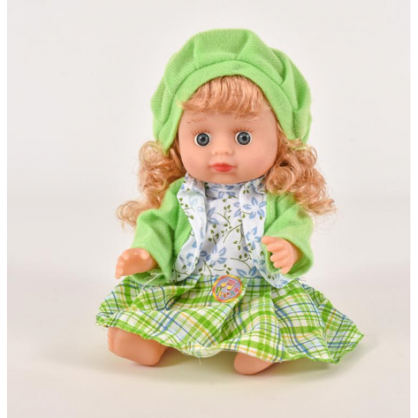 

Кукла Алинка G-Toys музыкальная в зеленом платье