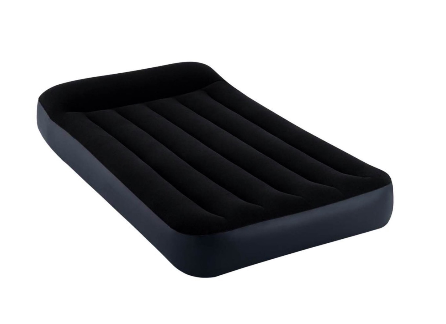 

Одноместный надувной матрас Intex Pillow Rest Classic с подушками наматрасником и насосом 99x191x25 см (IP-172878)