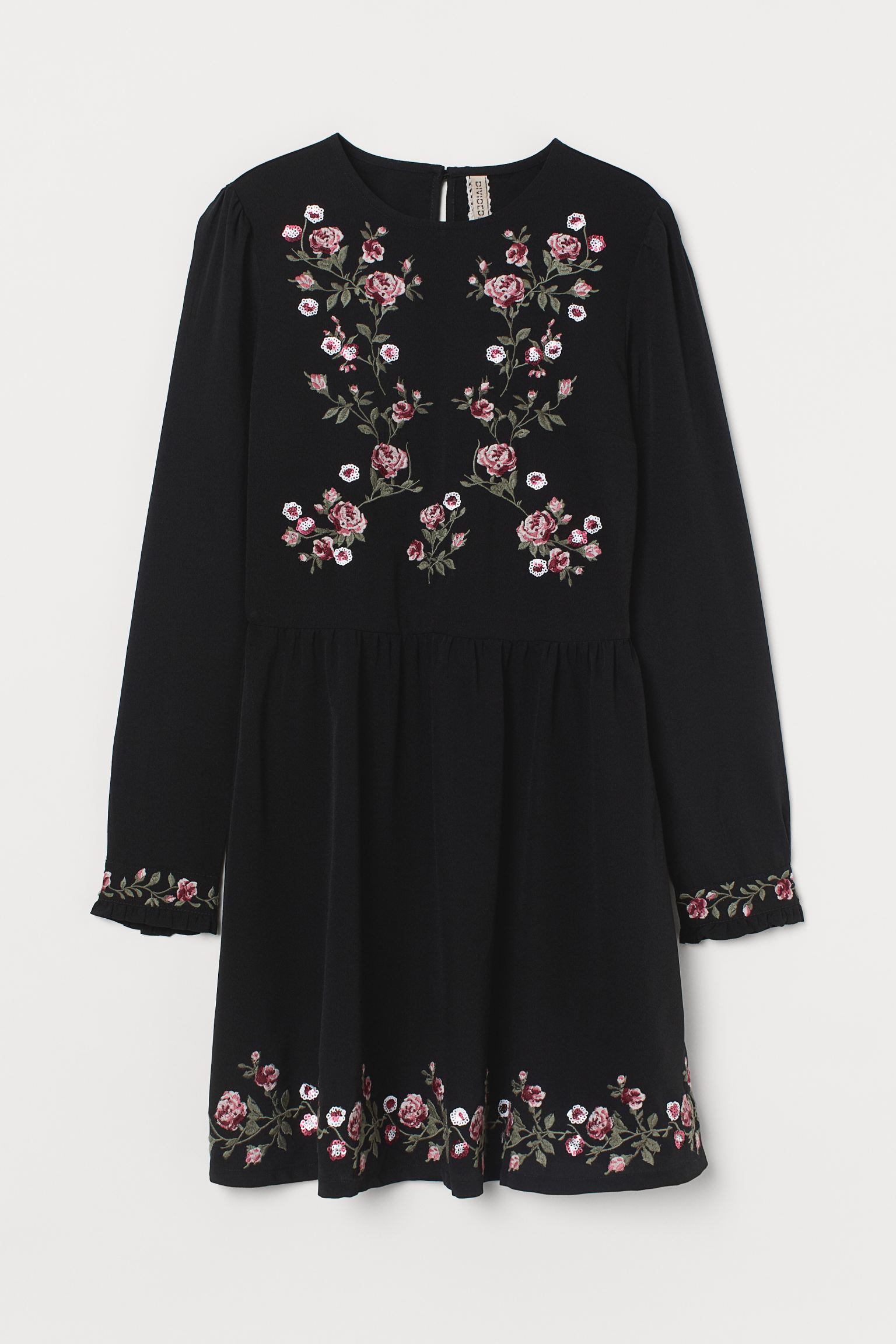 

Платье H&M  черный пайетки 8108787412, Платье H&M 36 черный пайетки 8108787412