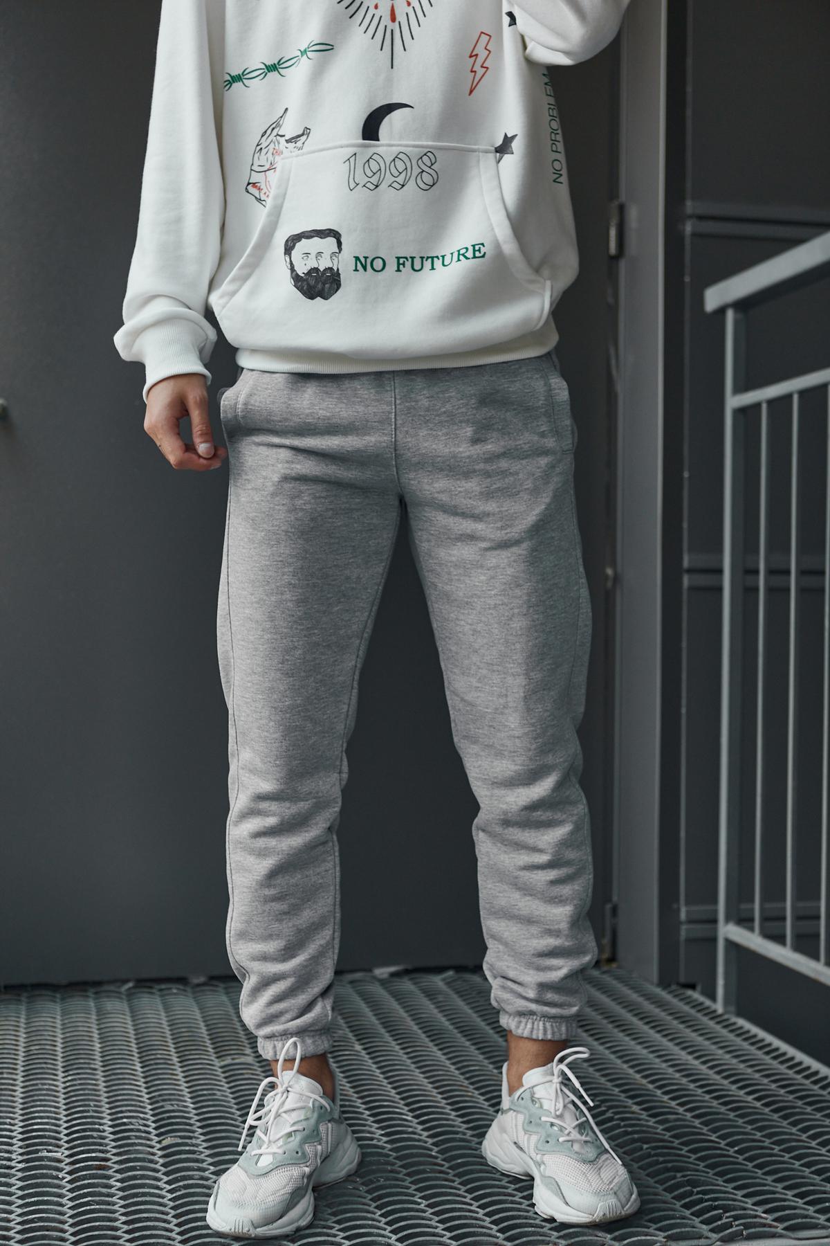 

Спортивные штаны мужские Стандарт, серый FLEXX L