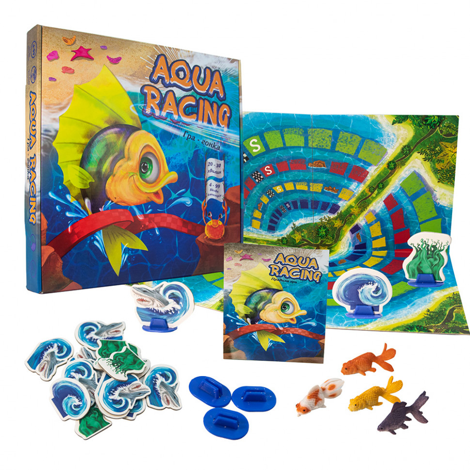 

Настольная игра-бродилка "Aqua racing" 30416 (укр.)