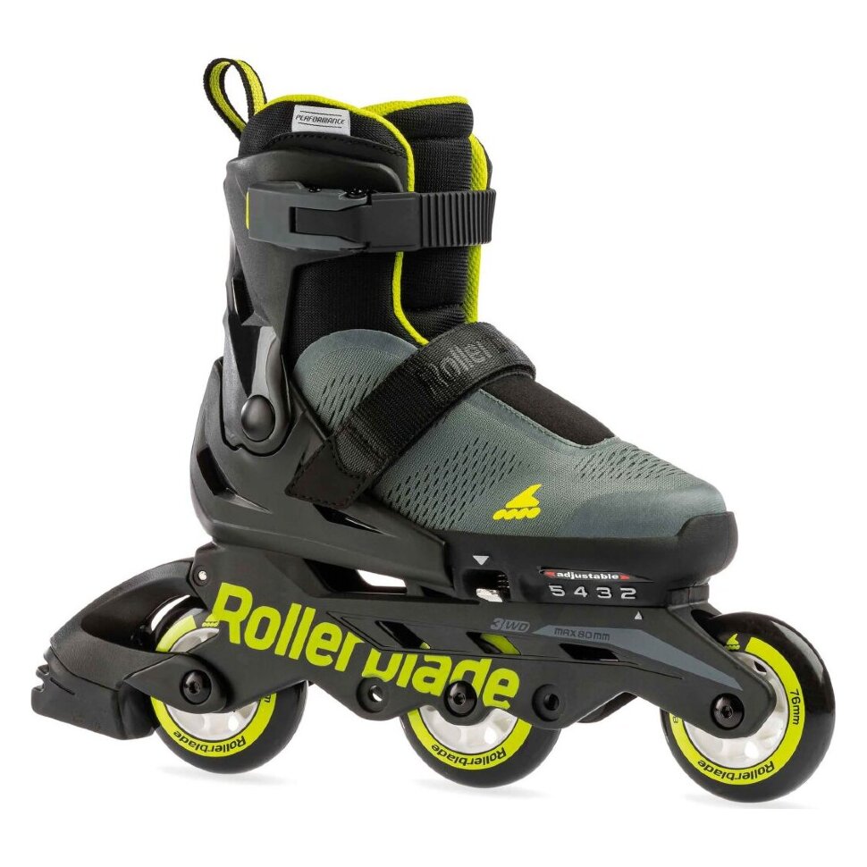 

Ролики детские Rollerblade Microblade Free 3WD Anthracite Lime 2021