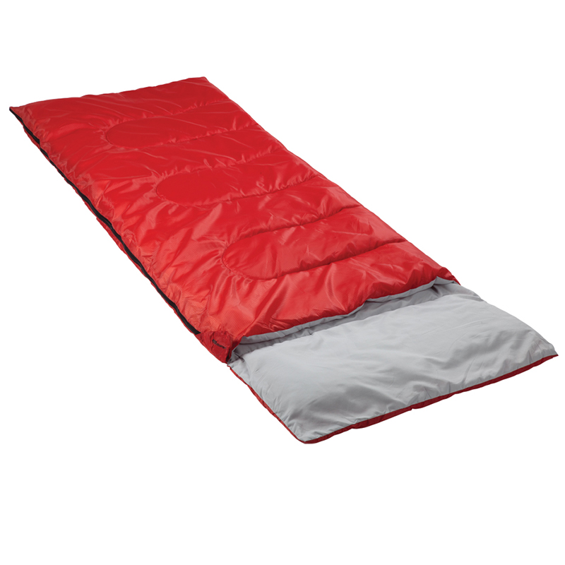 

Мешок спальный КЕМПИНГ Rest с подушкой (180+40x75см), красный