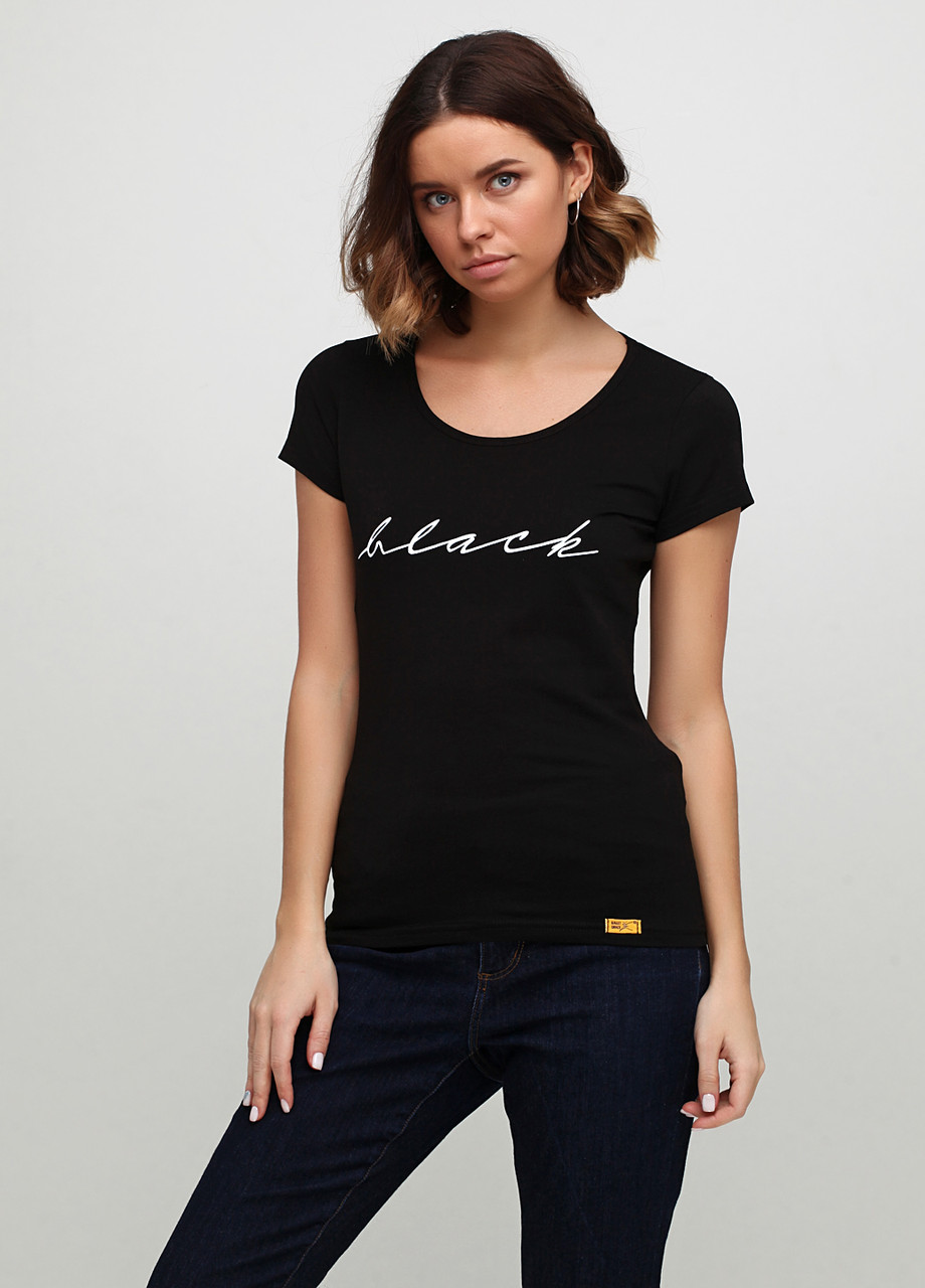 

Женская футболка Ballet Grace с надписью Black 9102 Черный, S