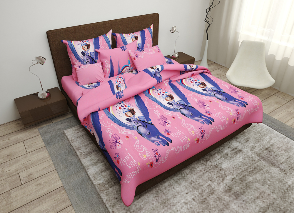 

Простынь MirSon Бязь Premium 17-0252 Princess 180x220 см