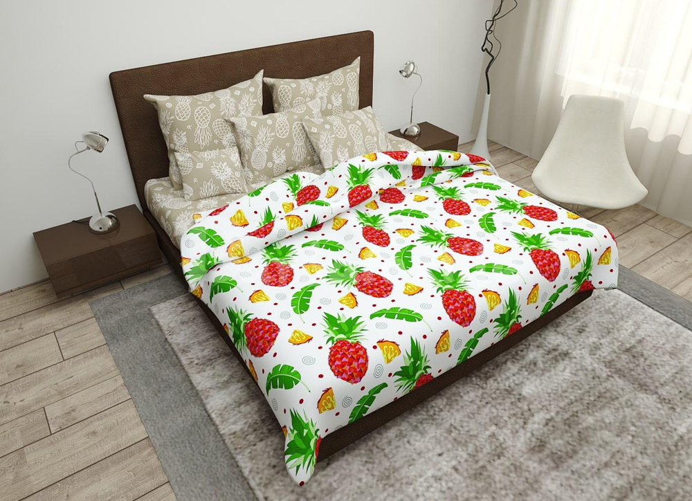 

Пододеяльник MirSon Бязь 17-0263 Ananas 160х220