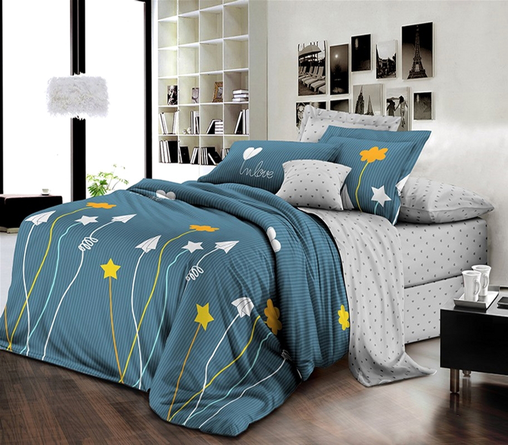 

Простынь MirSon Бязь Premium 17-0420 Teenager 200х220 см