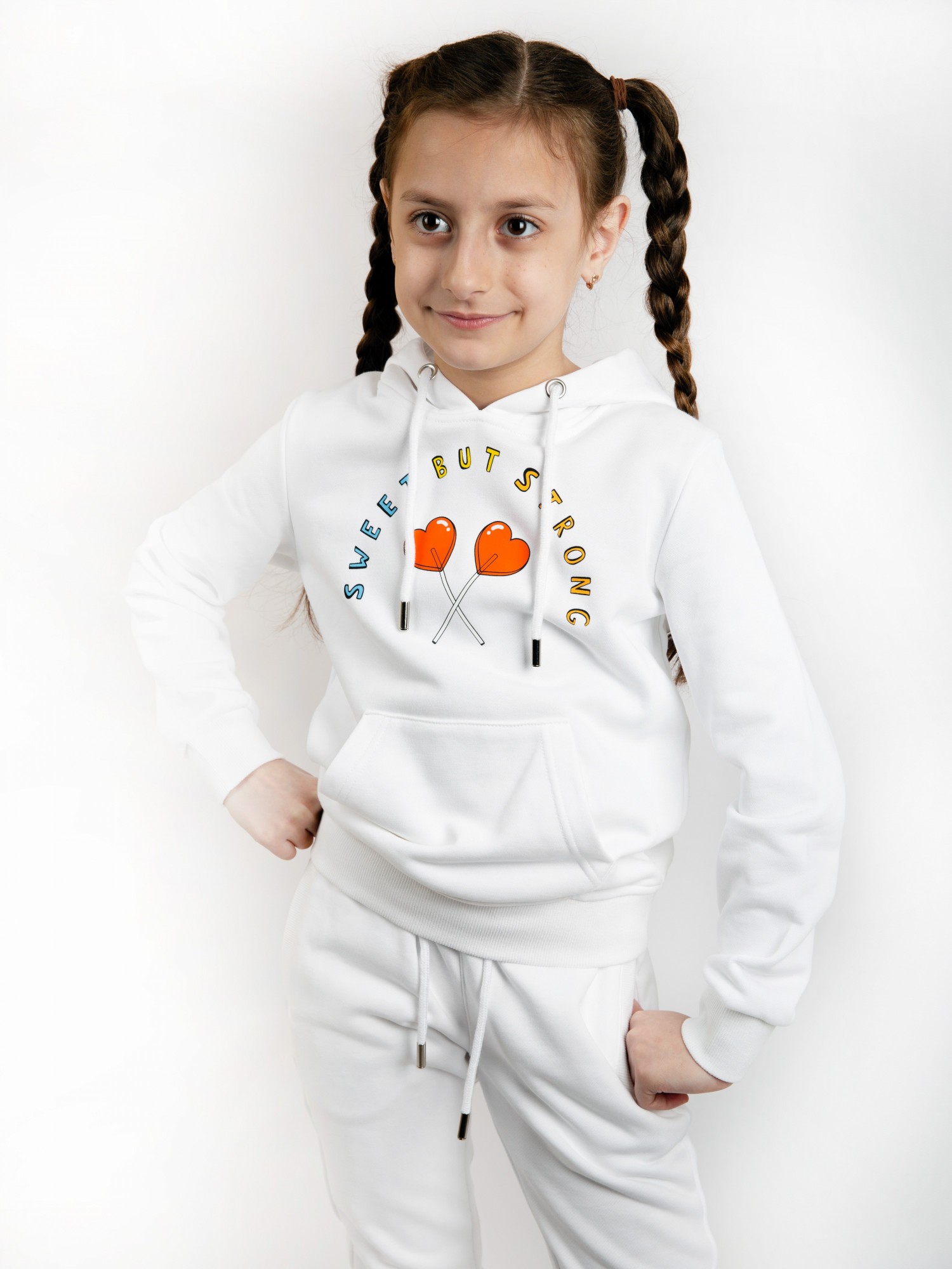 

Худи для девочек GH1A2-00-134 белое