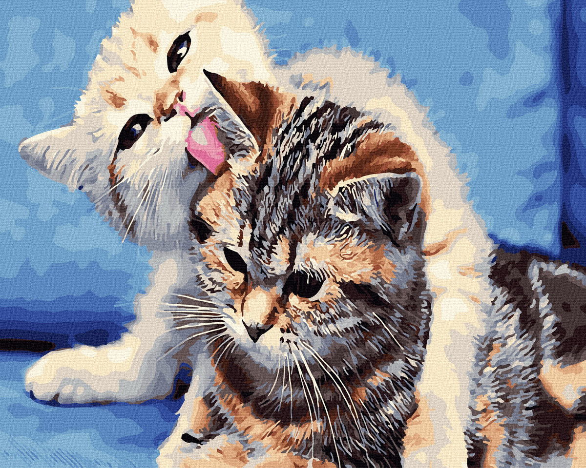 

Картина по номерам BrushMe GX31132 40*50 cм Игривые котята