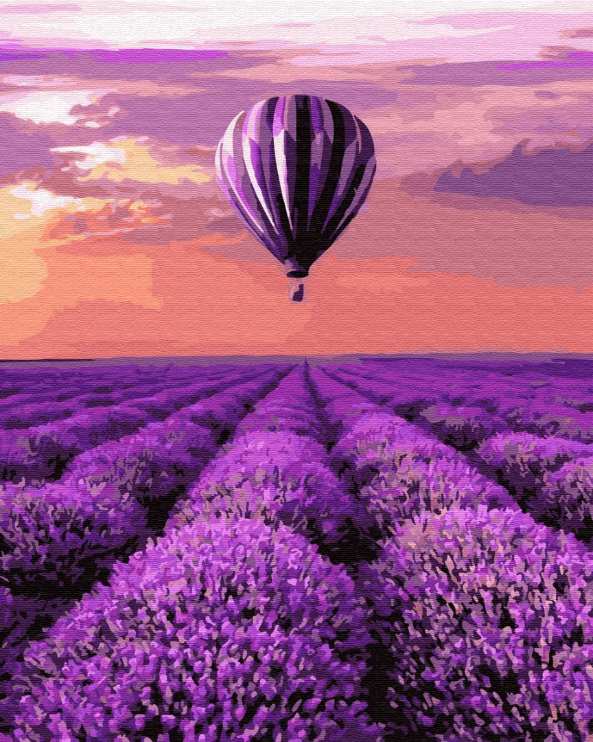 

Картина по номерам BrushMe GX32305 40*50 cм Воздушный шар в Провансе