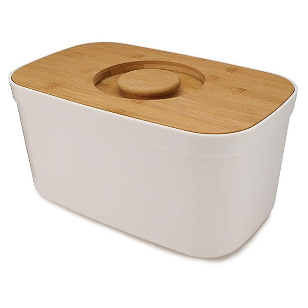 

Хлебница с крышкой Joseph Joseph Bread Bin 18x37x22 см белая