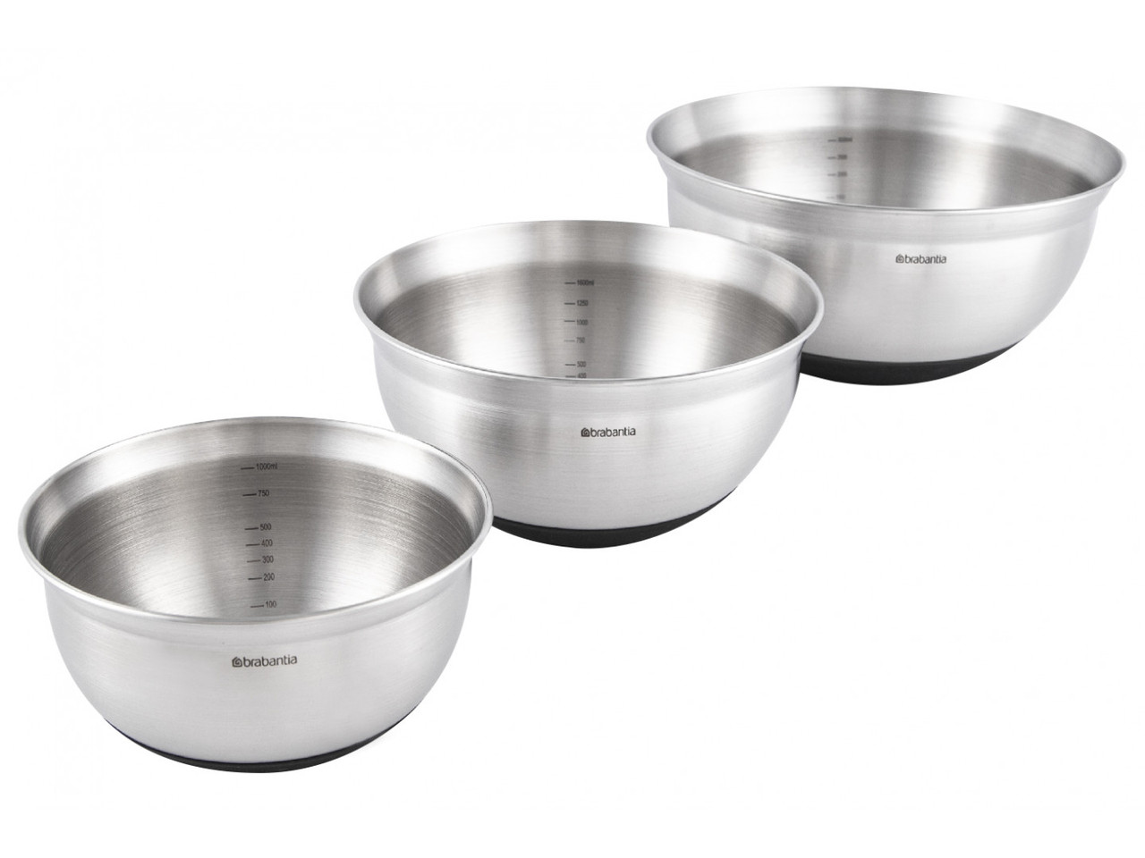 

Набор мисок BRABANTIA 3 шт серый
