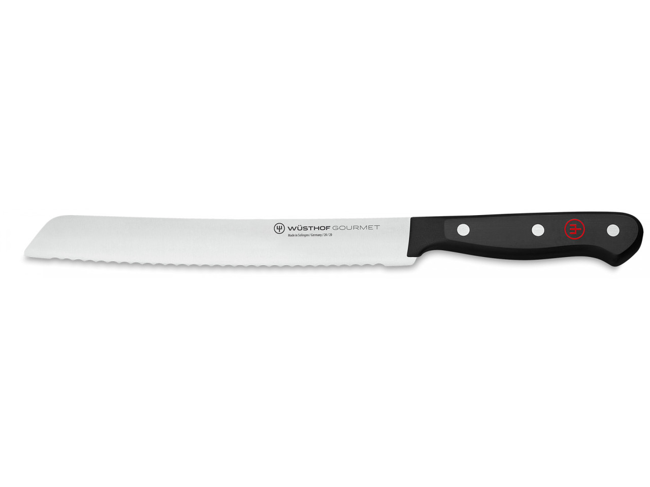 

Нож для хлеба Wusthof Gourmet 20 см черный