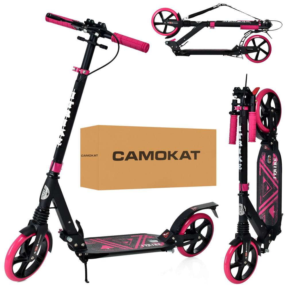 

Самокат iTrike SR 2-018-10-BP Black Pink (SR 2-018-10)