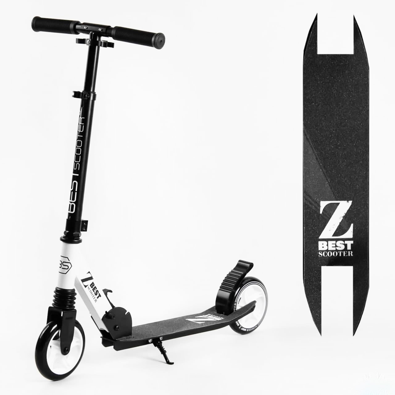 

Детский самокат двухколесный Best Scooter белый цвет