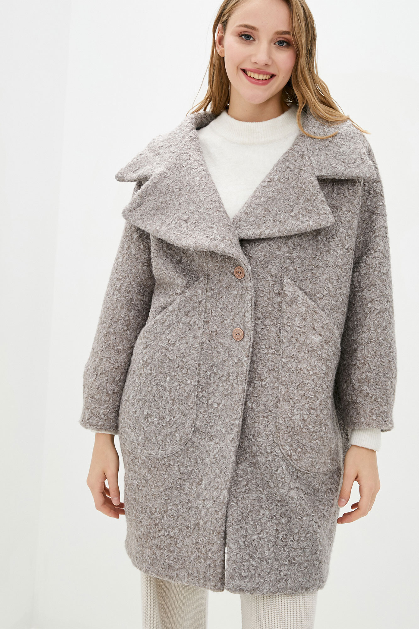 

Манто Garne 271806 / Бежевый, Манто Garne 271806 2XL/3XL Бежевый