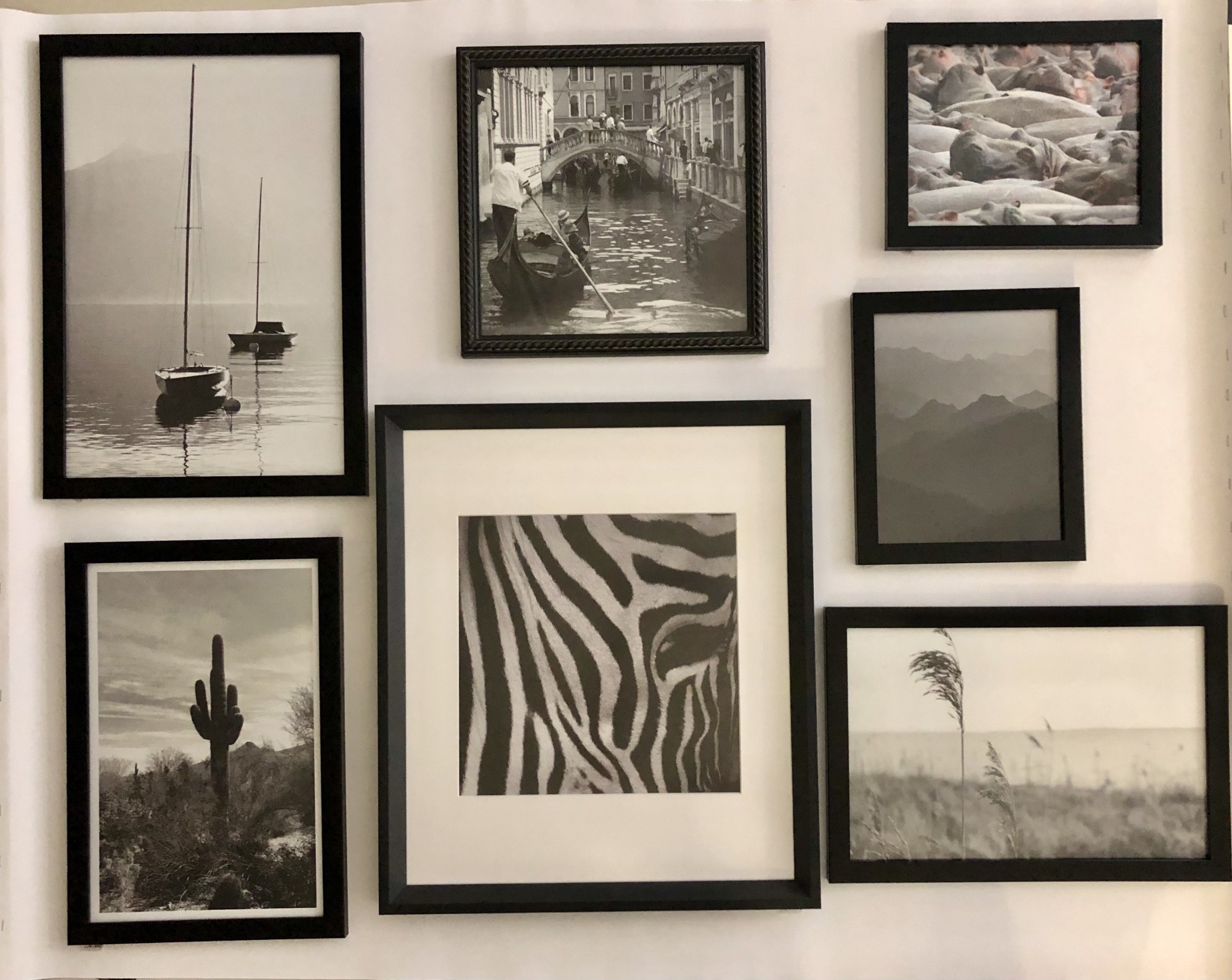 

Комплект из 7-ми фотопостеров "Безмятежность+" Frames Posters Decor