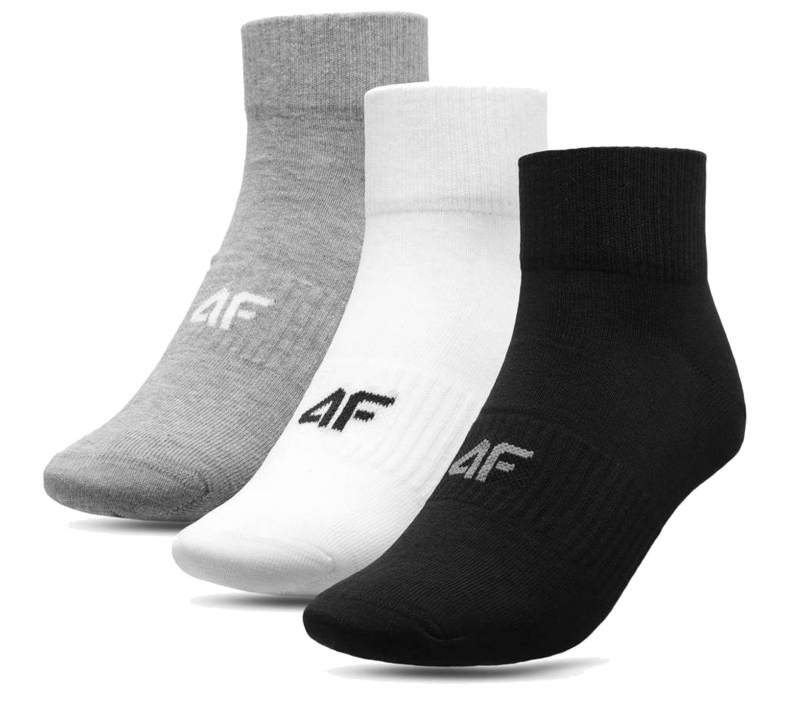 

Шкарпетки 4F SOM007 , чорн/біл/сір, Шкарпетки 4F SOM007 43-46, чорн/біл/сір