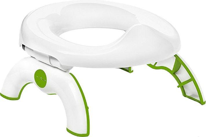 

Детский дорожный туалет 2-in-1 OXO Tot трансформер сидение для унитаза Green-white (344679)