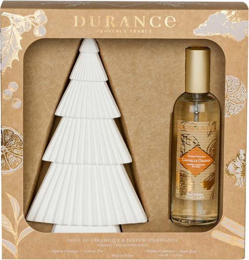 

Рождественский подарочный набор Durance Gift Set Of Ceramic And Sparkling Cinnamon-Orange