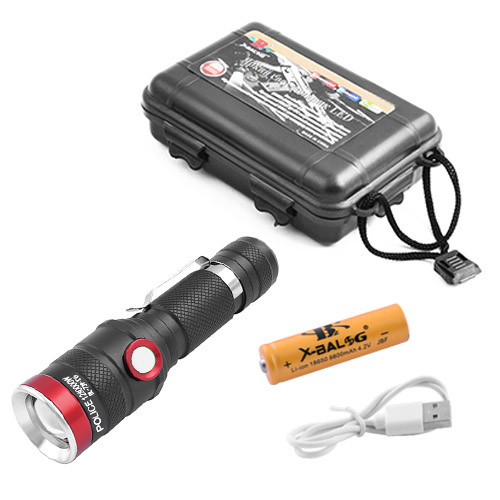 

Фонарь Police BL-739 18650 регулятор яркости T6 Zoom (t7250)