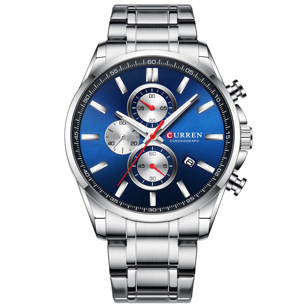 

Наручные часы Curren 8368 Silver-Blue-Silver