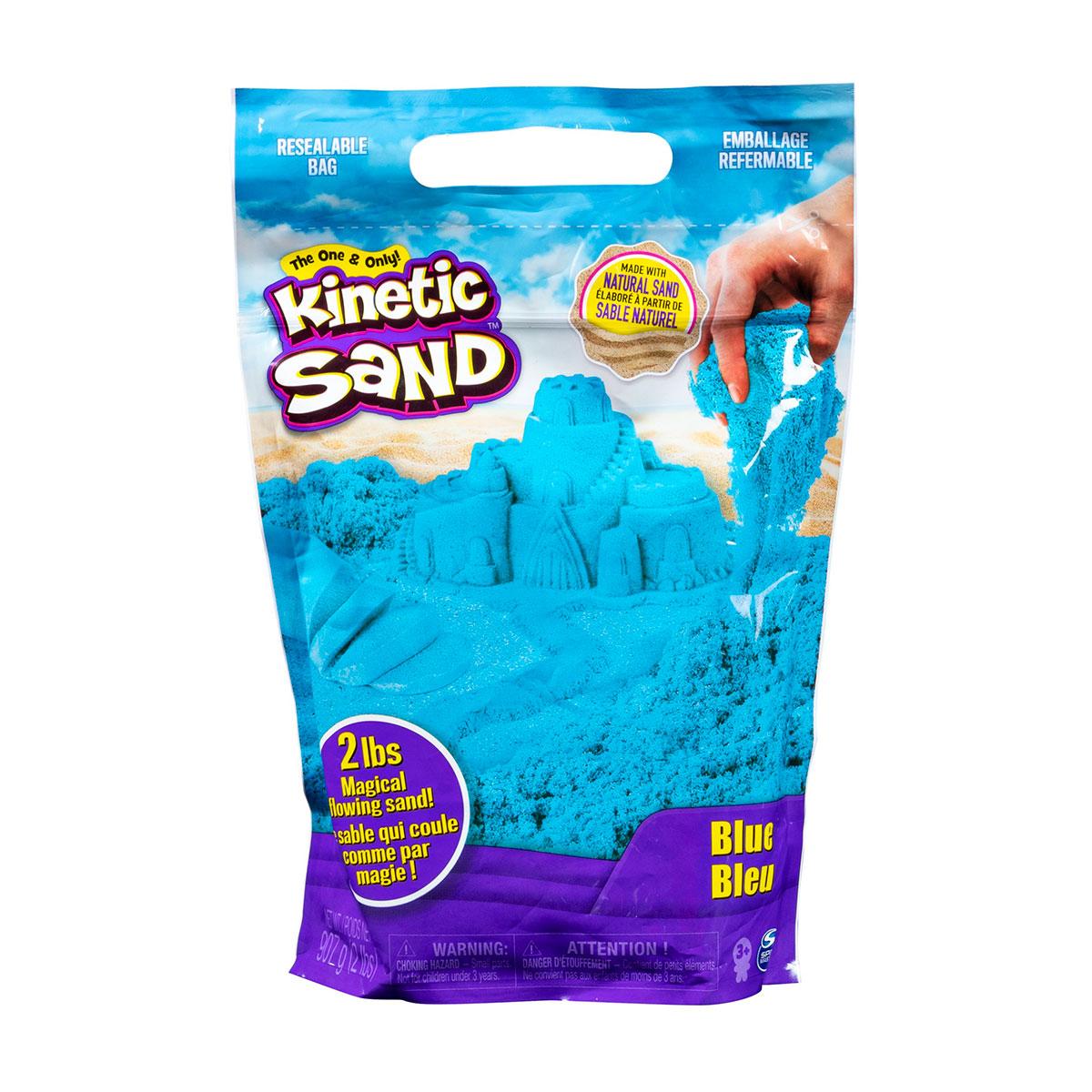 

Песок для детского творчества - KINETIC SAND COLOUR (синий, 907 g) Kinetic Sand 71453B