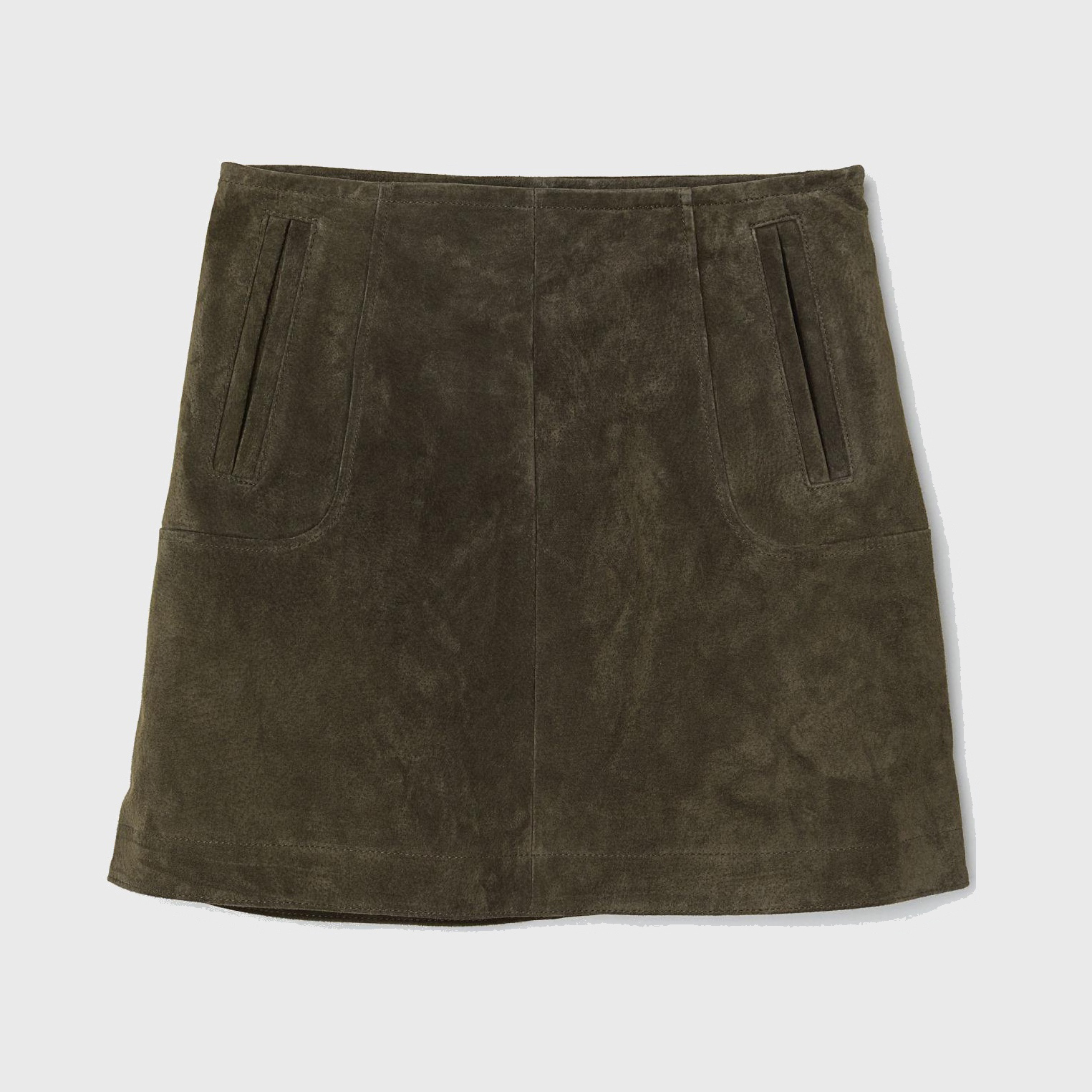 

Юбка замшевая H&M XAZ167532UQOX  Болотная, Юбка замшевая H&M XAZ167532UQOX 36 Болотная