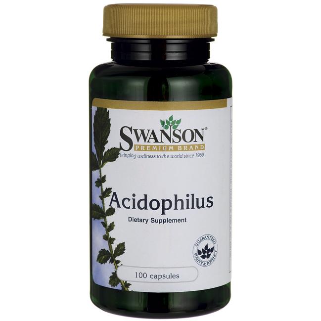 

Ацидофилин Swanson (Acidophilus) 1 миллиард КОЕ 100 капсул