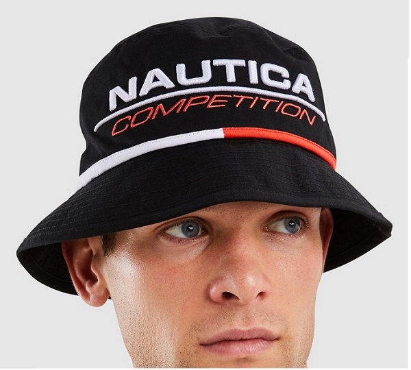 

Панама марки Nautica bucket hat black, Nau-bh-bl-003
