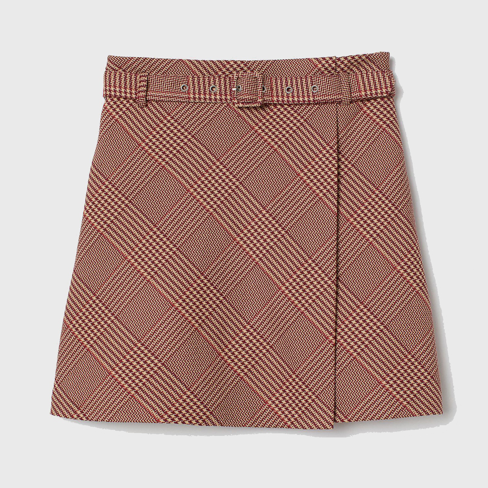 

Юбка H&M XAZ206073HACT 50 Бежевая с бордовым