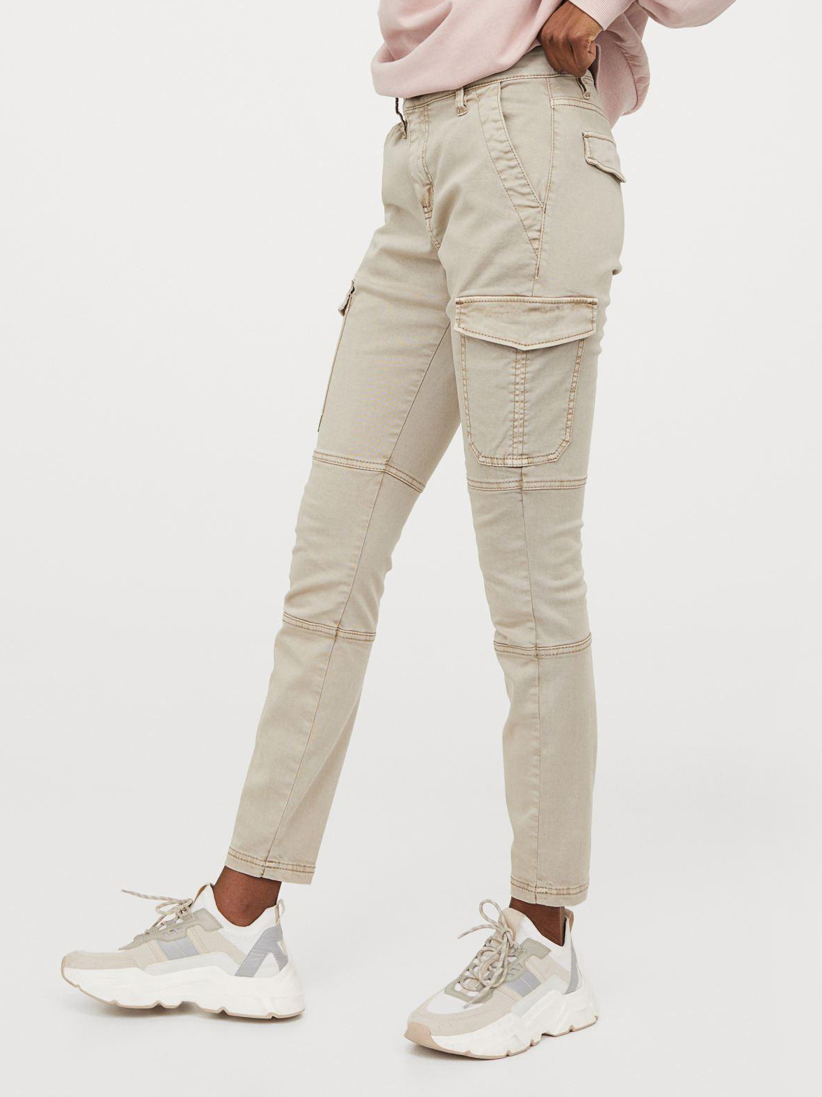 

Брюки H&M XAZ276025ZSCE 36 Светло-бежевые