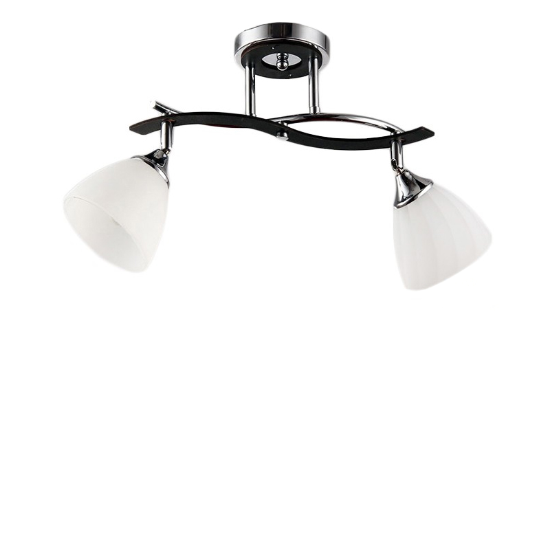

Люстра стельова Light House SRS-16334/2 хром + чорний