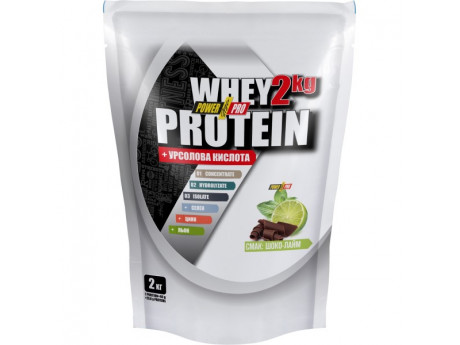 

ПРОТЕИН POWER PRO WHEY 2кг Вкус Шоко-Лайм